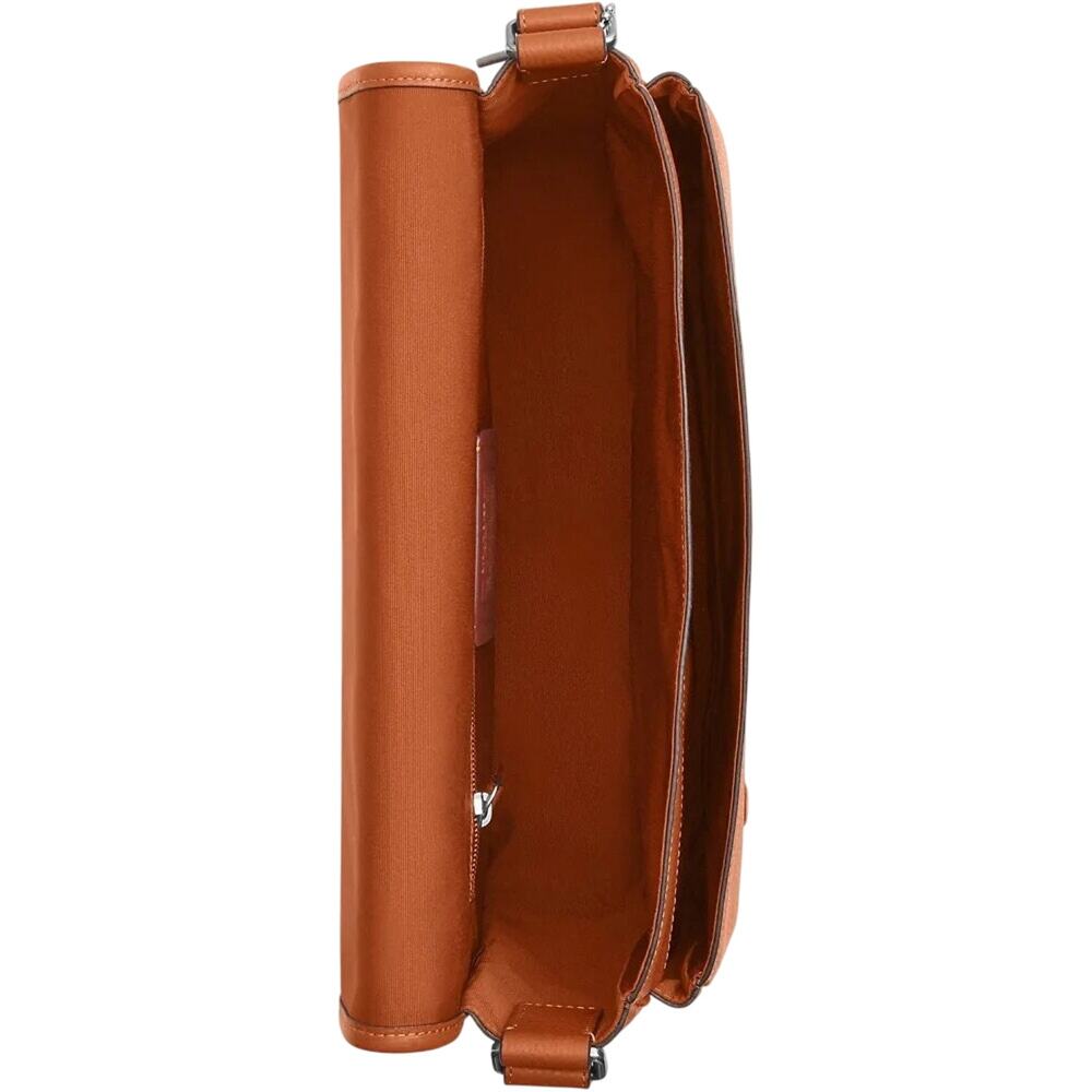 Coach Colby Messenger Pebbled Leather Amber Brown - Picture 2 of 3